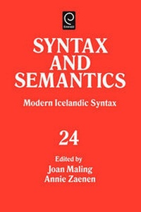 Enlarge image Cover: Modern Icelandic Syntax - Elsevier