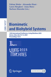 Enlarge image Cover: Biomimetic and Biohybrid Systems - Springer