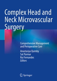 Enlarge image Cover: Complex Head and Neck Microvascular Surgery - Springer