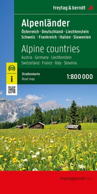 Abbildung von: Alpenländer, Straßenkarte 1:800.000, freytag & berndt - Freytag-Berndt und ARTARIA