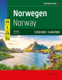 Abbildung von: Norwegen, Autoatlas 1:250.000 - 1:400.000, freytag & berndt - Freytag-Berndt und ARTARIA