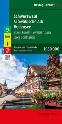 Abbildung von: Schwarzwald - Schwäbische Alb - Bodensee, Straßen- und Freizeitkarte 1:150.000, freytag & berndt - Freytag-Berndt und ARTARIA
