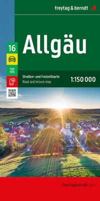 Abbildung von: Allgäu, Straßen- und Freizeitkarte 1:150.000, freytag & berndt - Freytag-Berndt und ARTARIA