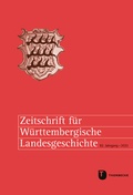Bild: Zeitschrift f&uuml;r W&uuml;rttembergische Landesgeschichte 82 (2023) - Jan Thorbecke Verlag