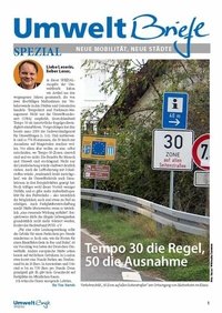 Abbildung von: Umweltbriefe SPEZIAL - Neue Mobilität, neue Städte - Walhalla