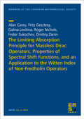 Cover: The Limiting Absorption Principle for Massless Dirac Operators, Properties of Spectral Shift Functions, and an Application to the Witten Index of Non-Fredholm Operators - EMS Press