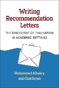 Cover: Writing Recommendation Letters - The University of Michigan Press