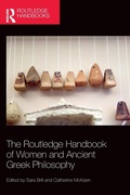 Cover: The Routledge Handbook of Women and Ancient Greek Philosophy - Routledge