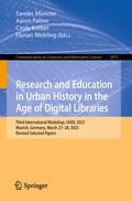 Cover: Research and Education in Urban History in the Age of Digital Libraries - Springer