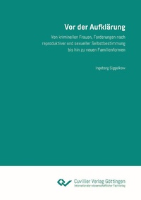 Abbildung von: Vor der Aufklärung - Cuvillier Verlag