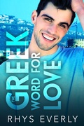Cover: The Greek Word for Love - Rhys Writes Romance