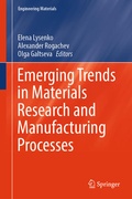 Cover: Emerging Trends in Materials Research and Manufacturing Processes - Springer