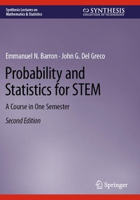 Enlarge image Cover: Probability and Statistics for STEM - Springer