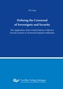 Cover: The Defining the Crossword of Sovereignty and Security - Cuvillier Verlag