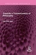 Cover: Towards a Transformation of Philosophy - Taylor & Francis