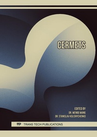 Enlarge image Cover: Cermets - Trans Tech Publications Ltd