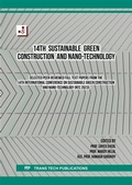 Cover: 14th Sustainable Green Construction and Nano-Technology - Trans Tech Publications Ltd