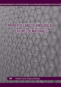 Abbildung von: Properties and Technological Features of Materials - Trans Tech Publications Ltd