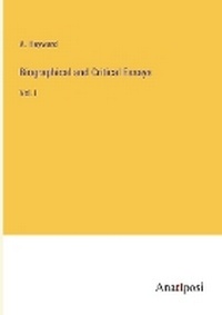 Enlarge image Cover: Biographical and Critical Essays - Anatiposi Verlag