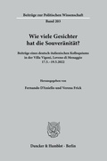 Cover: Wie viele Gesichter hat die Souver&auml;nit&auml;t? - Duncker & Humblot