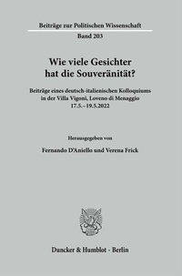 Abbildung von: Wie viele Gesichter hat die Souveränität? - Duncker & Humblot