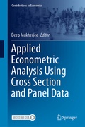 Bild: Applied Econometric Analysis Using Cross Section and Panel Data - Springer