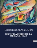 Cover: Recopilatorio de la Obra Critica - Culturea