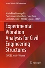 Cover: Experimental Vibration Analysis for Civil Engineering Structures - Springer