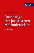 Cover: Grundz&uuml;ge der juristischen Methodenlehre - UTB