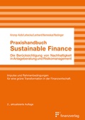 Cover: Praxishandbuch Sustainable Finance - Finanzverlag