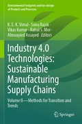 Cover: Industry 4.0 Technologies: Sustainable Manufacturing Supply Chains - Springer