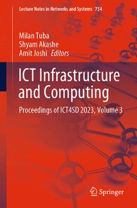 Enlarge image Cover: ICT Infrastructure and Computing - Springer