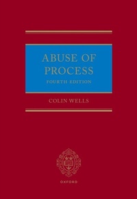 Enlarge image Cover: Abuse of Process - OUP eBook