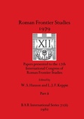 Cover: Roman Frontier Studies 1979 XII, Part ii - British Archaeological Reports Oxford Ltd