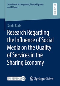 Abbildung von: Research Regarding the Influence of Social Media on the Quality of Services in the Sharing Economy - Springer Gabler