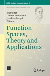 Enlarge image Cover: Function Spaces, Theory and Applications - Springer