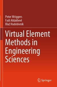 Enlarge image Cover: Virtual Element Methods in Engineering Sciences - Springer