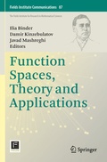 Cover: Function Spaces, Theory and Applications - Springer