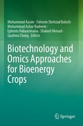 Cover: Biotechnology and Omics Approaches for Bioenergy Crops - Springer