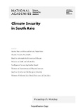 Cover: Climate Security in South Asia - National Academies Press