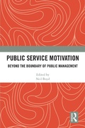 Cover: Public Service Motivation - Taylor & Francis