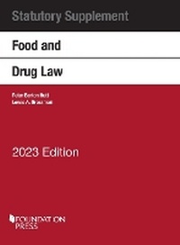 Abbildung von: Food and Drug Law, 2023 Statutory Supplement - Foundation Press