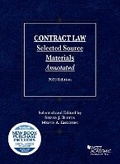 Cover: Contract Law, Selected Source Materials Annotated, 2023 Edition - West Academic Press