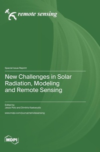Enlarge image Cover: New Challenges in Solar Radiation, Modeling and Remote Sensing - MDPI AG