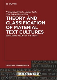 Enlarge image Cover: Theory and Classification of Material Text Cultures - De Gruyter