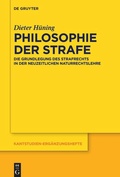 Cover: Philosophie der Strafe - De Gruyter