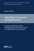 Cover: Algorithm Governance am Kapitalmarkt - Verlag &Ouml;sterreich