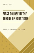 Cover: First Course in the Theory of Equations - Mjp Publishers