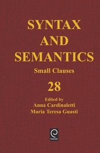 Enlarge image Cover: Small Clauses - Elsevier