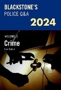 Bild: Blackstone's Police Q&A's 2024 Volume 1: Crime - Oxford University Press